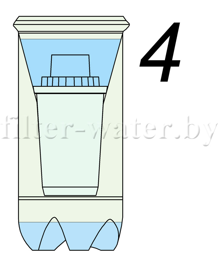 Устройство фильтра для воды с натяжкой названного самодельным